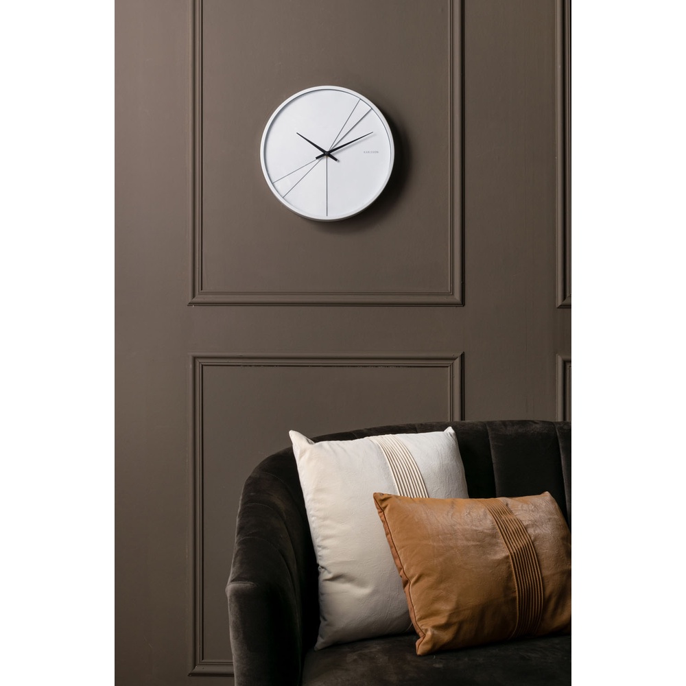 Jual Karlsson Wall Clock Warm Layered Lines White D.30Cm Shopee Indonesia