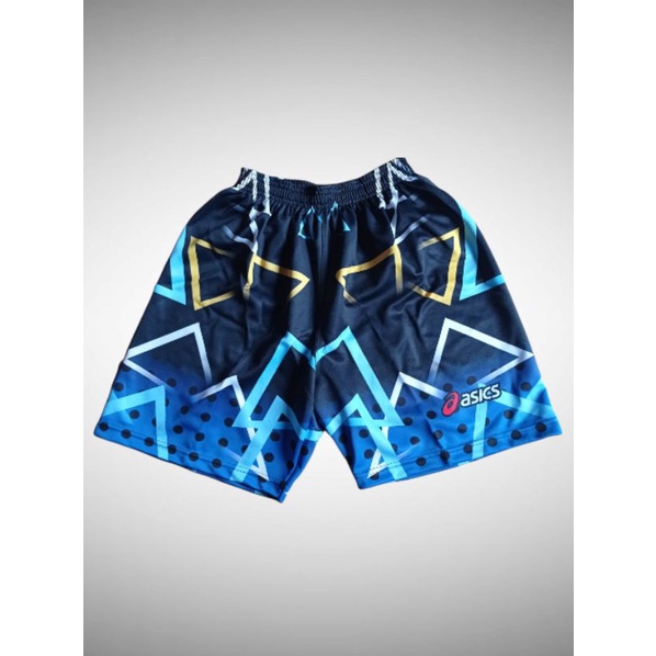 Celana Voli asics /Celana pendek Kolor Santai FULL PRINT
