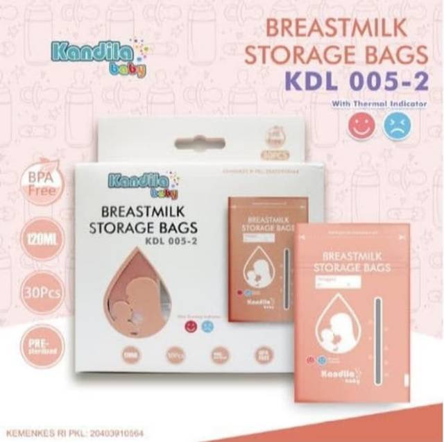 KANDILA Baby Kantong ASI 120ml Isi 30 Breastmilk Storage Bag