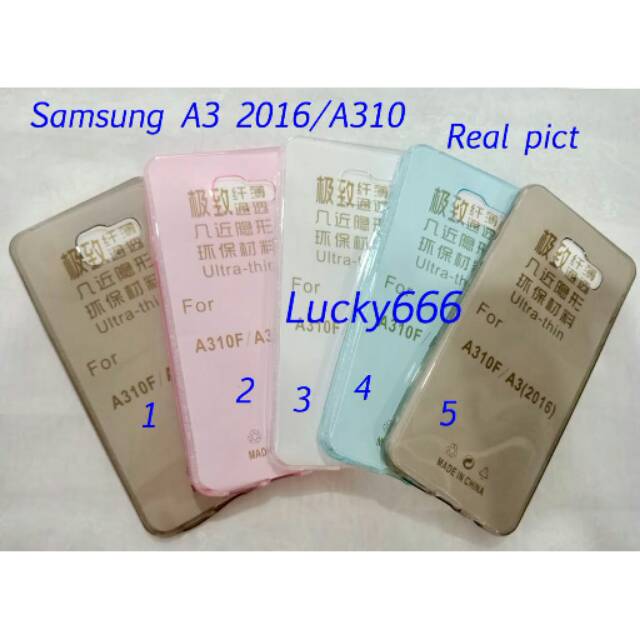 Ultrathin samsung galaxy a3 2016 silikon samsung a3 tahun 2016 a310