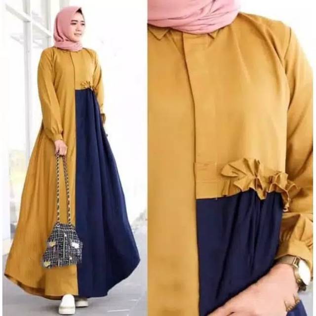 Nimas maxi baju gamis pakaian wanita dress fashion muslim