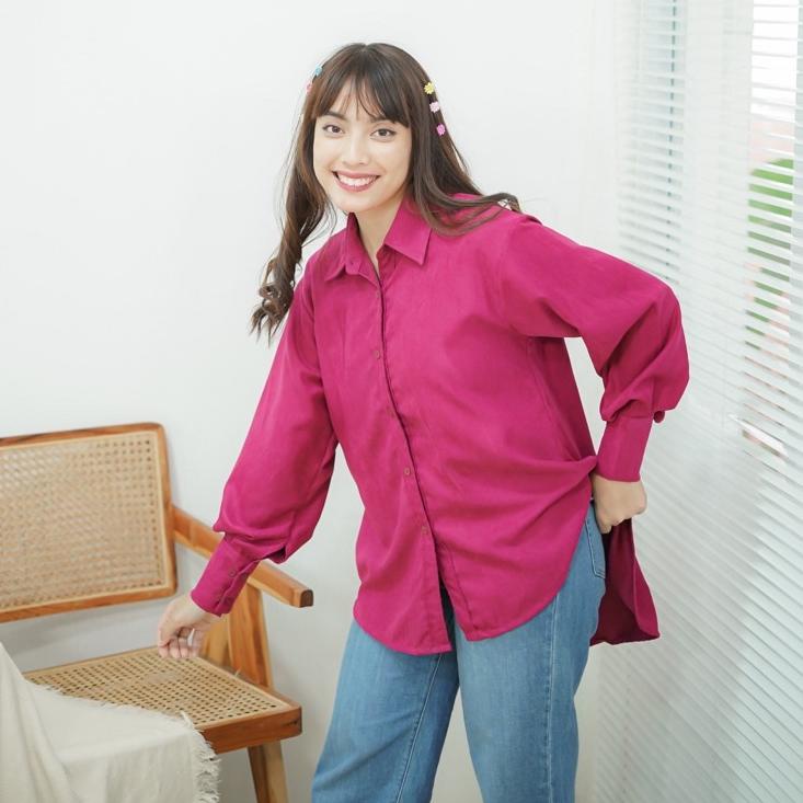 Faforbea Sassy shirt - Oversize Shirt Baby Corduroy