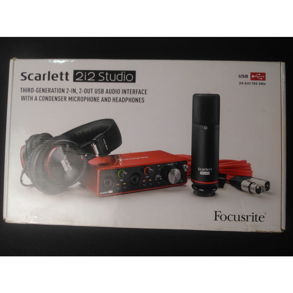 INTERFACE FOCUSRITE SCARLETT 212 STUDIO GEN2