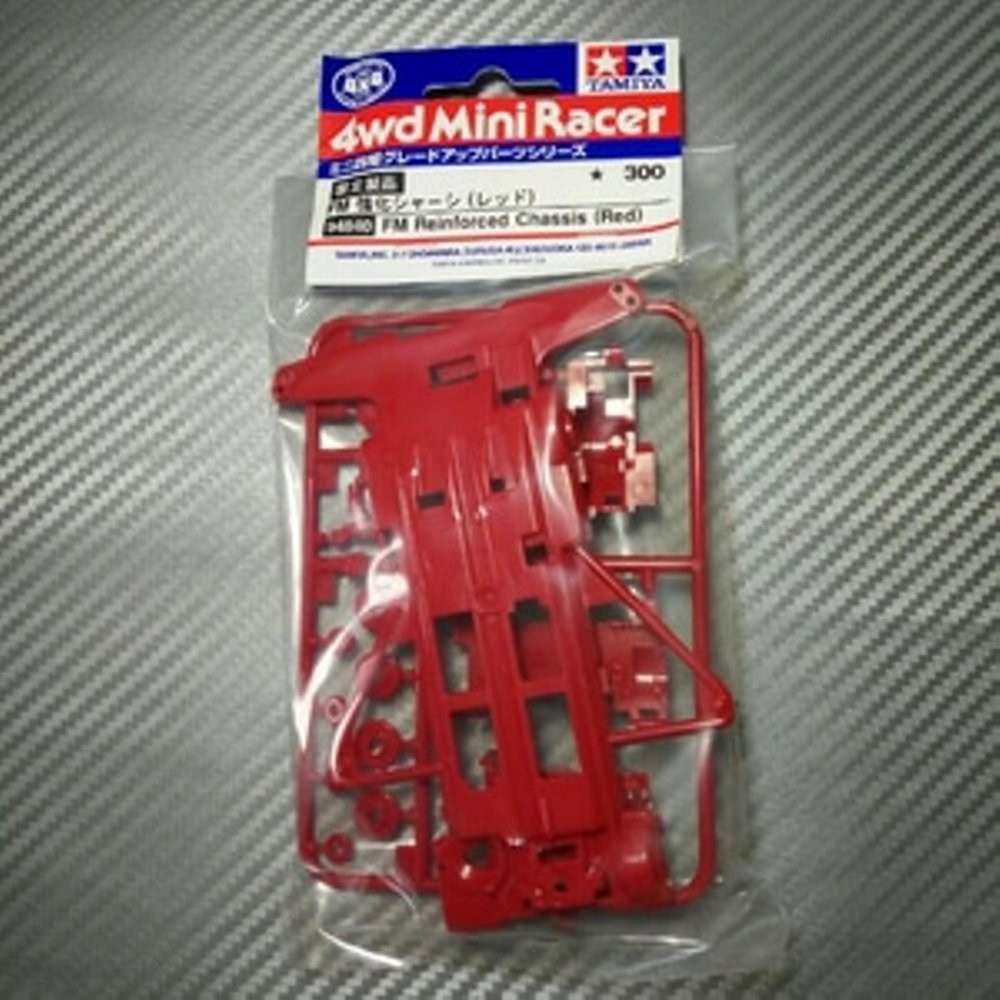 Dijual ORIGINAL Tamiya 94840 FM Reinforced Chassis   Chassis FM   Red  Diskon