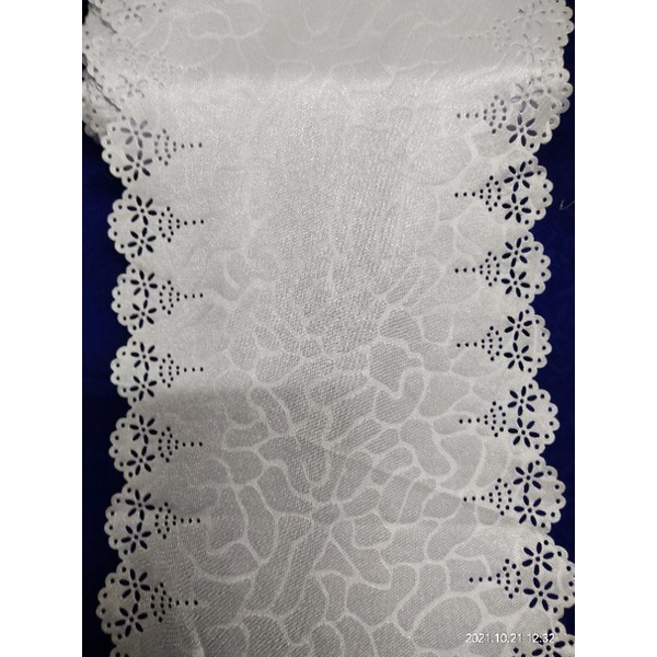 Renda kain renda putih renda lebar renda bordir
