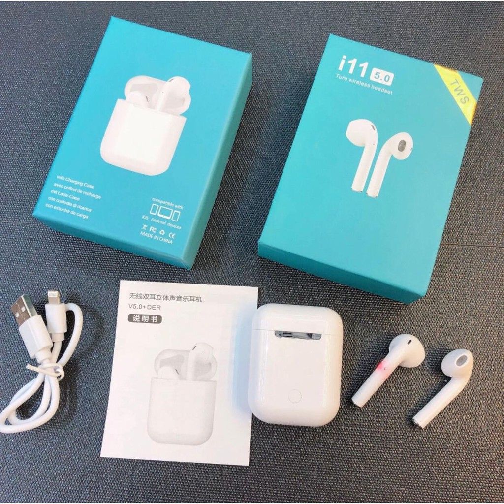 Bluetooth I11 TWS i11 TWS Touch Button Wireless Bluetooth Pop Up Window Earphone