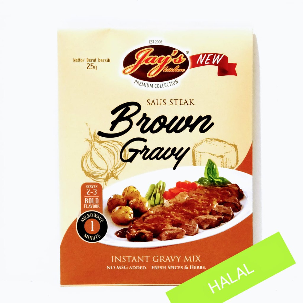 

Jays Brown Gravy Sauce Steak 25 Gram