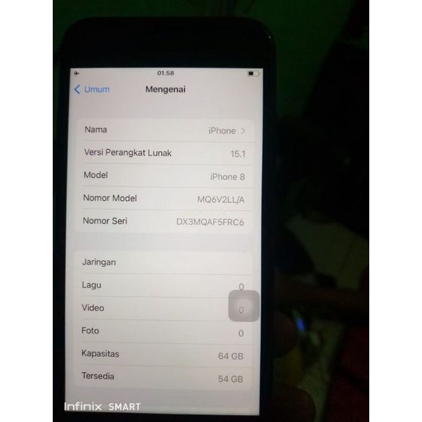 Iphone 8 32GB Bypass Wifi Only Second