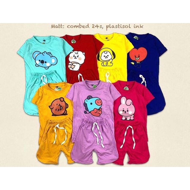 SETELAN BT21 / SETELAN ARMY 12345