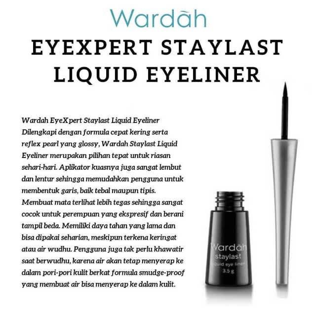 WARDAH EYEXPERT STAYLAST LIQUID EYELINER 3.5gr