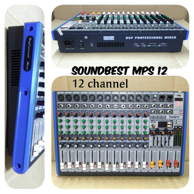 Mixer SOUNDBEST MPS 12 - 12 Channel