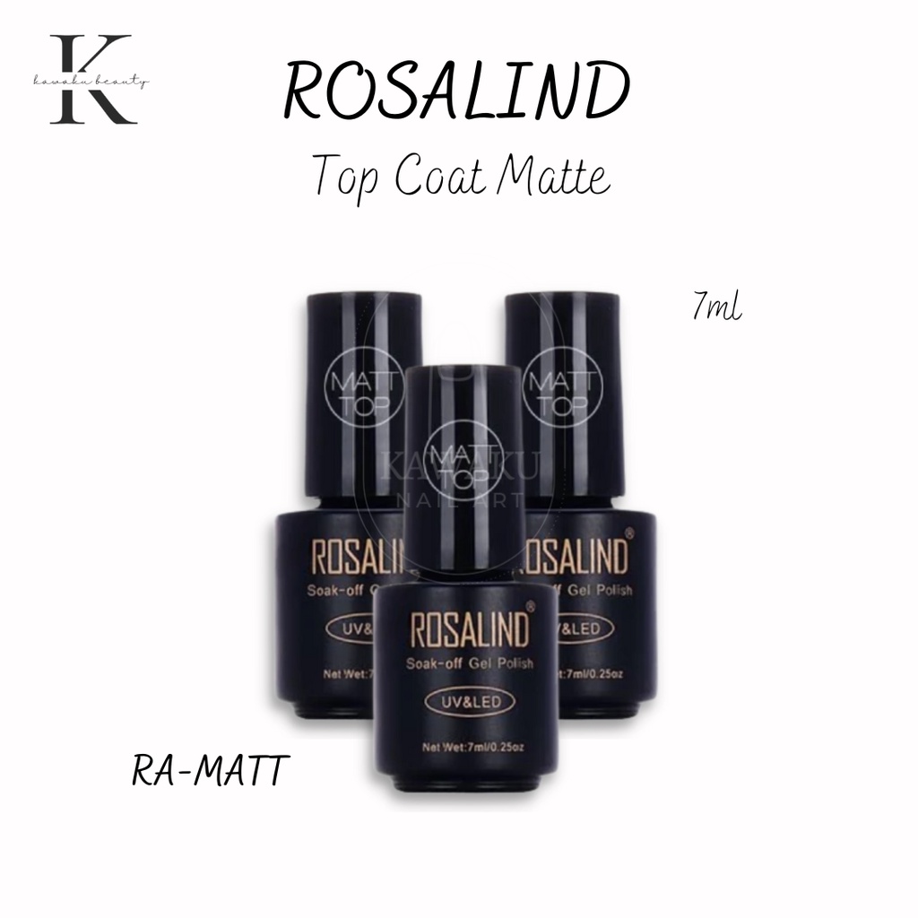 Rosalind Top Coat Matte Gel UV Nail Gel