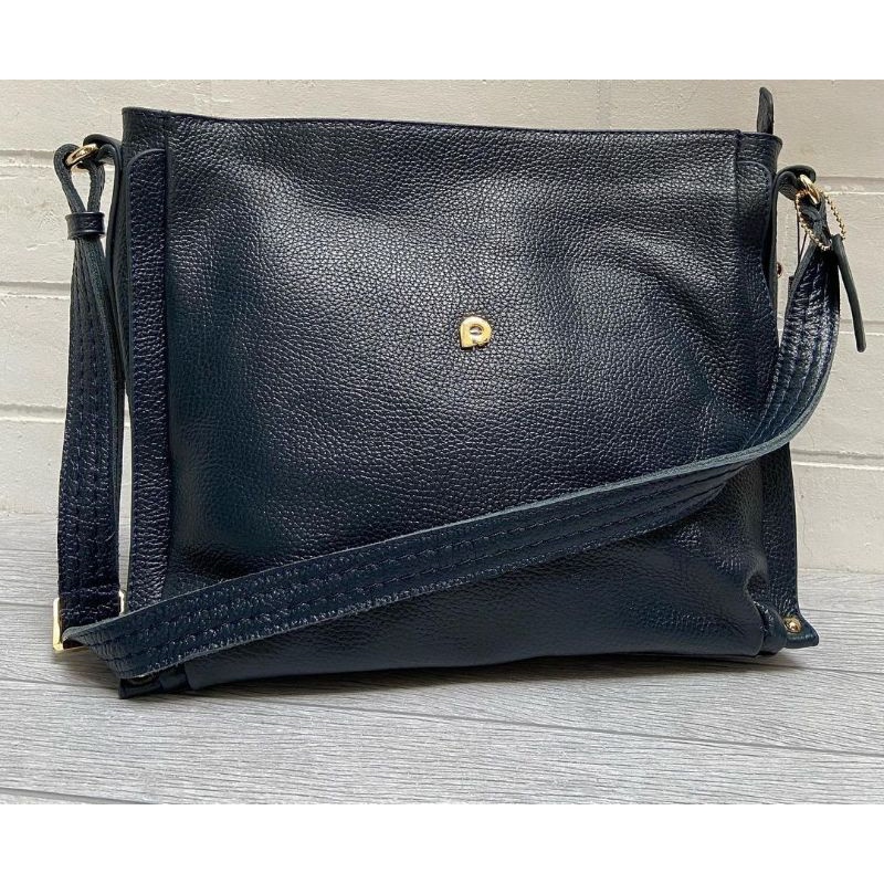 Tas Wanita Kulit Asli Merk Papillon Original K3244 Warna Dongker