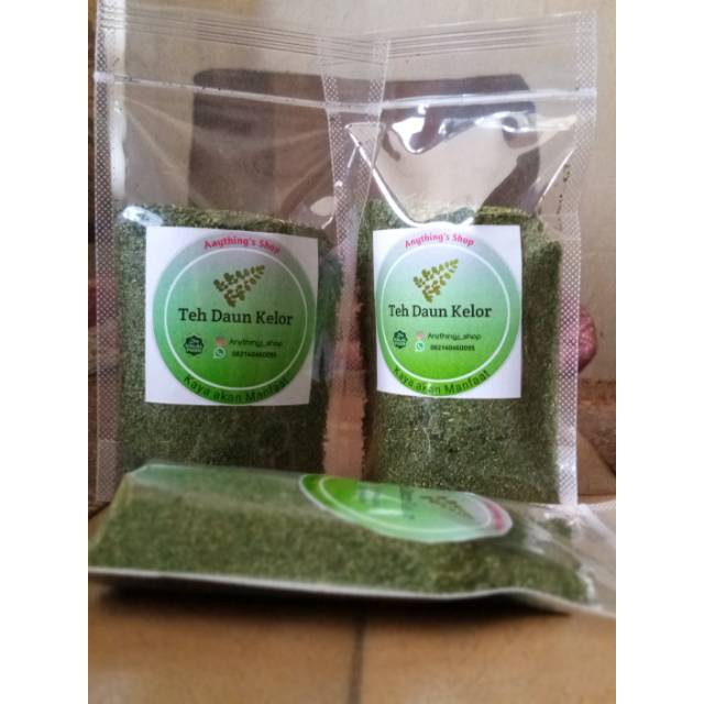 

Teh Daun Kelor Halus