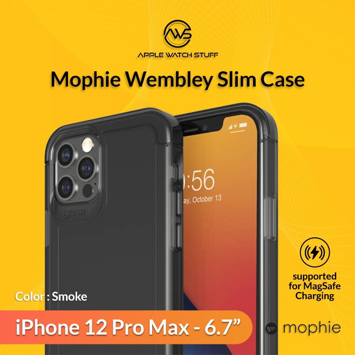 Mophie Wembley Palette Slim Case for iPhone 12 Pro Max 6.7 inch Smoke