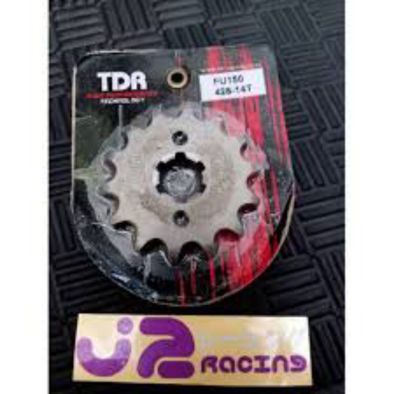 gir depan TDR SATRIA FU Original Silver