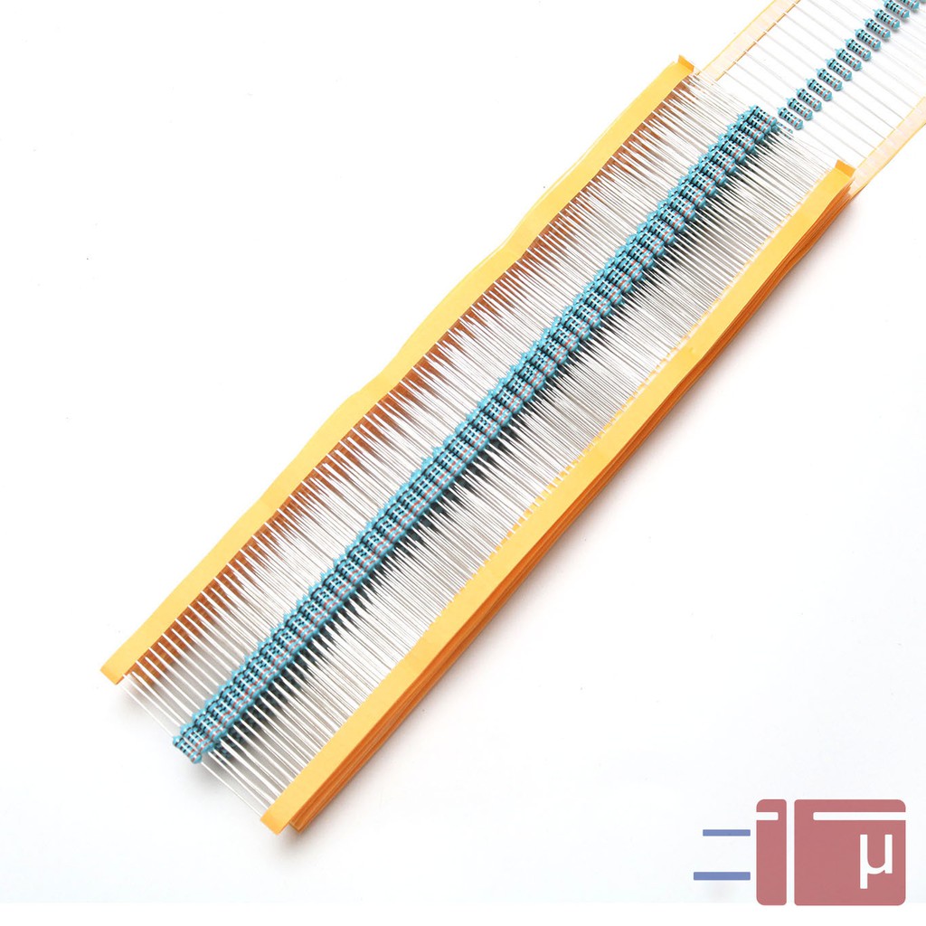 x10 Resistor 3K3 3.3K 1/2W Metal Film 1% Taiwan Kaki Tembaga