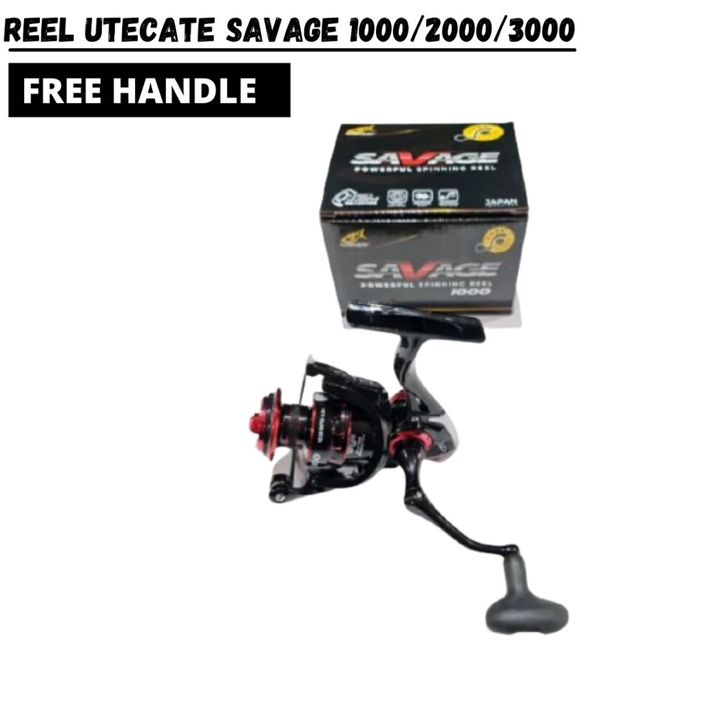 REEL UTACATE SAVAGE 1000- 3000 HP FREE HANDLE