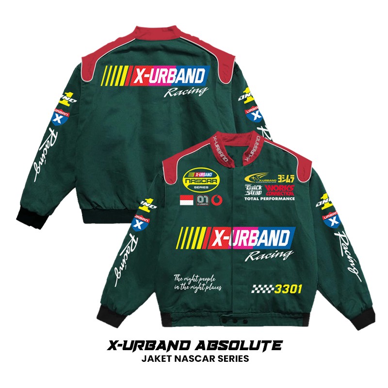 Nascar Jaket Racing / Naskar Jaket X Urband A225