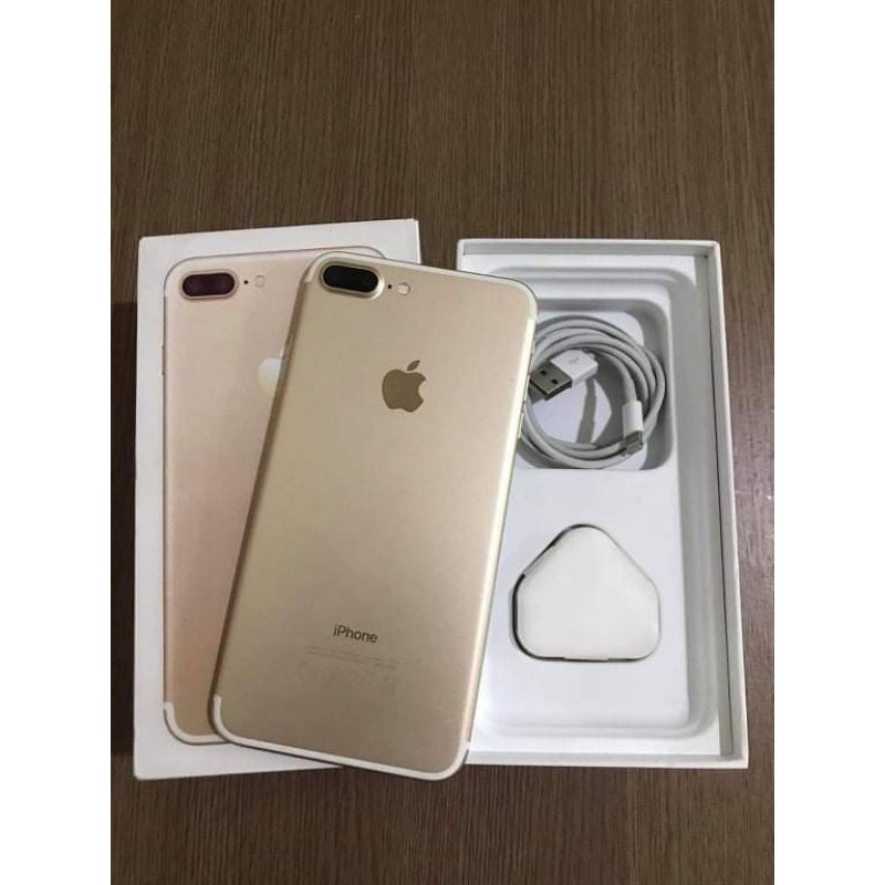 jual hp handphone bekas iPhone 7 plus internal 256GB Ex Inter ZP/A seken second berkualitas