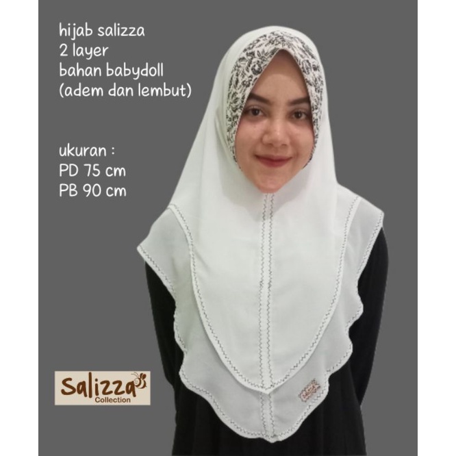 hijab instan/ hijab salizza / pet motif batik