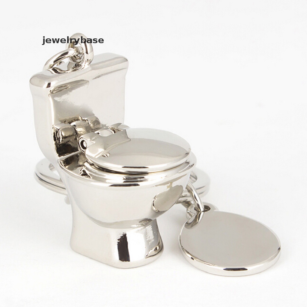 Gantungan Kunci Desain Toilet Forever Mini Bahan Metal Untuk Hadiah