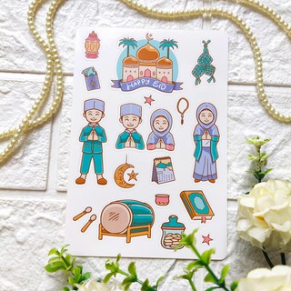 STICKER STIKER LUCU CUTE MEMPERCANTIK PAKET LEBARAN EID STICKER STIKER LUCU CUTE MEMPERCANTIK PAKET LEBARAN EID