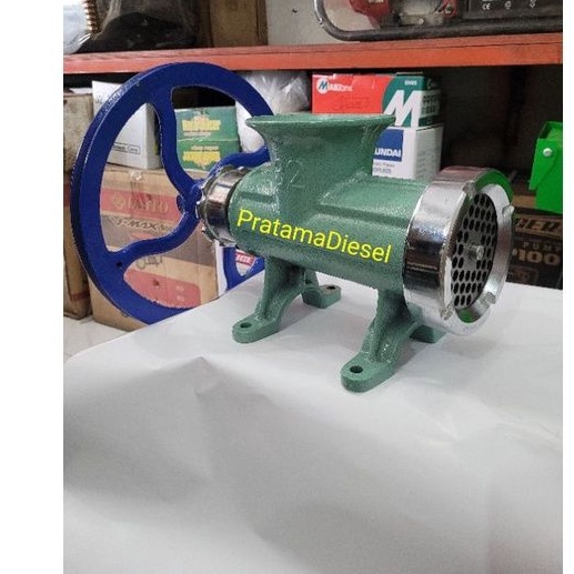 Gilingan daging manual 32 stainless//Meat grinder ukuran 32 bearing