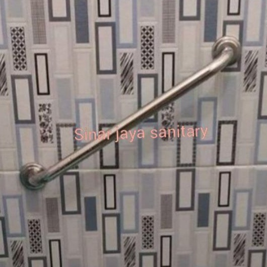 Pegangan kamar mandi 80cm stainless SUS 304 &quot;ORIGINAL / Grib bar stainless 80cm