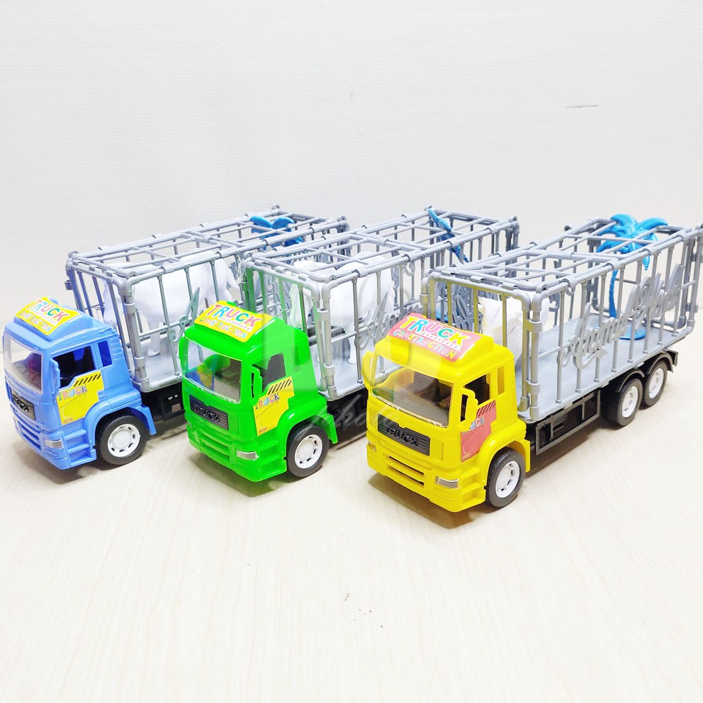 Super Truck Animal World 3026 Mainan Truk Pengangkut Hewan Liar