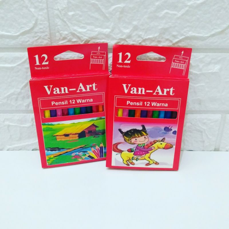 

PENSIL WARNA VAN ART • 12 WARNA