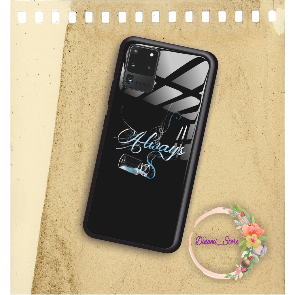 back case glass fantasi Oppo A3s A1k A5 A9 2020 A7 F9 A5s A31 A52 a53 A92 A37 A57 A59 DST1188