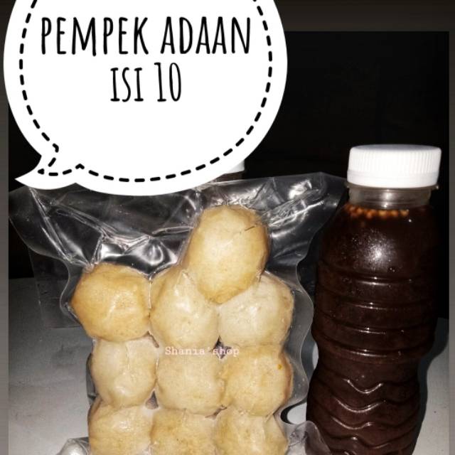 

Pempek Adaan ikan asli isi 10