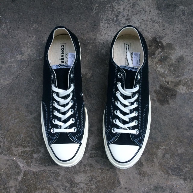 Converse 70s low black white Original