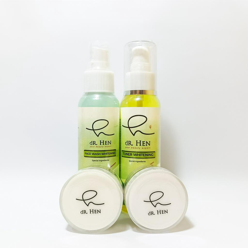 dr hen skincare paket whitening dr richard lee