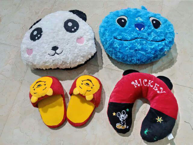 Bantal Kepala Bahan Snail Karakter Label Sni