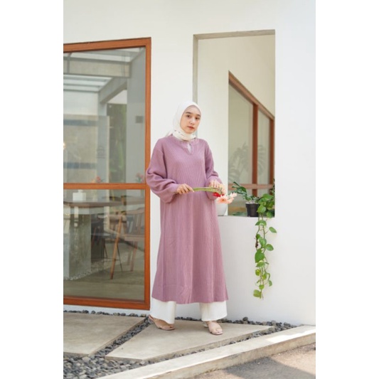 Douse Dress Rajut Panjang Wanita Premium - Dress Rajut - Long Dress Rajut Premium