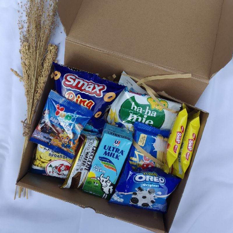 

Hampers Giftbox Snack in Blue