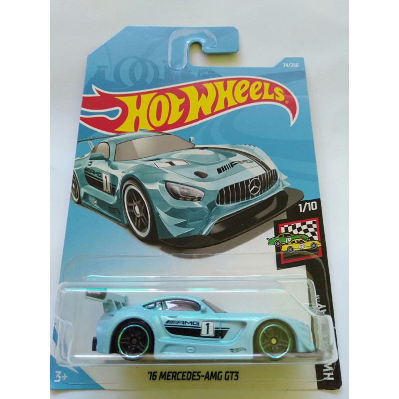 Hotwheels Murah 16 MERCEDES AMG GT3 Blue