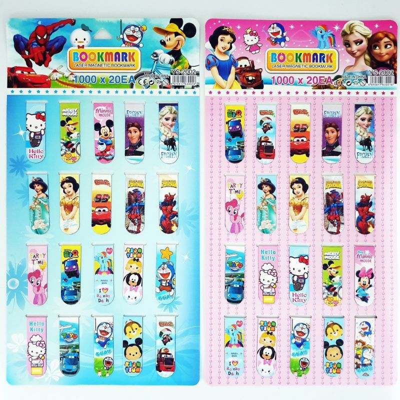 

Pembatas buku magnet BT21 sticky note BTS