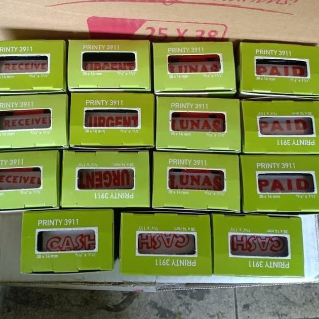 

Special - Stempel Trodat 3911 URGENT/LUNAS/PAID/RECEIVED/CASH