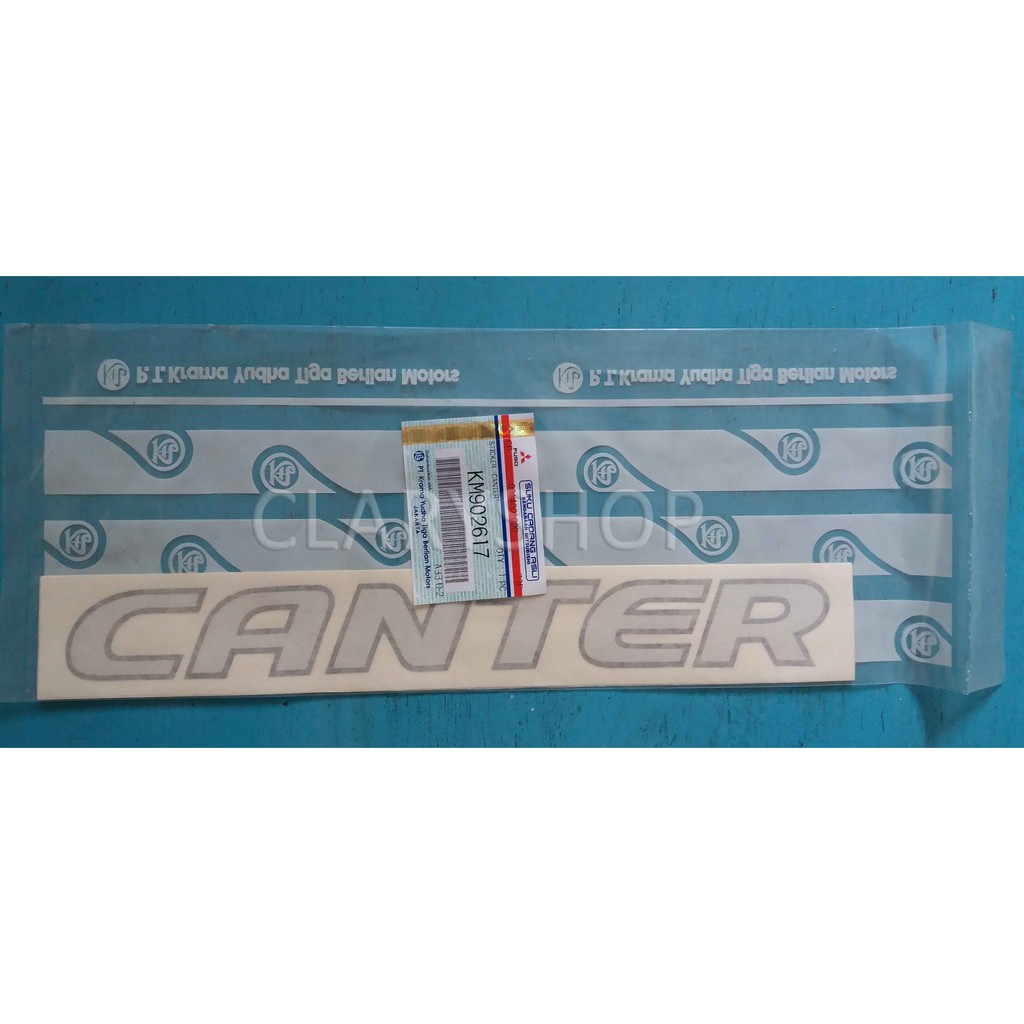 Stiker / Logo "CANTER" Coltdiesel Canter FE70 & FE80 Original