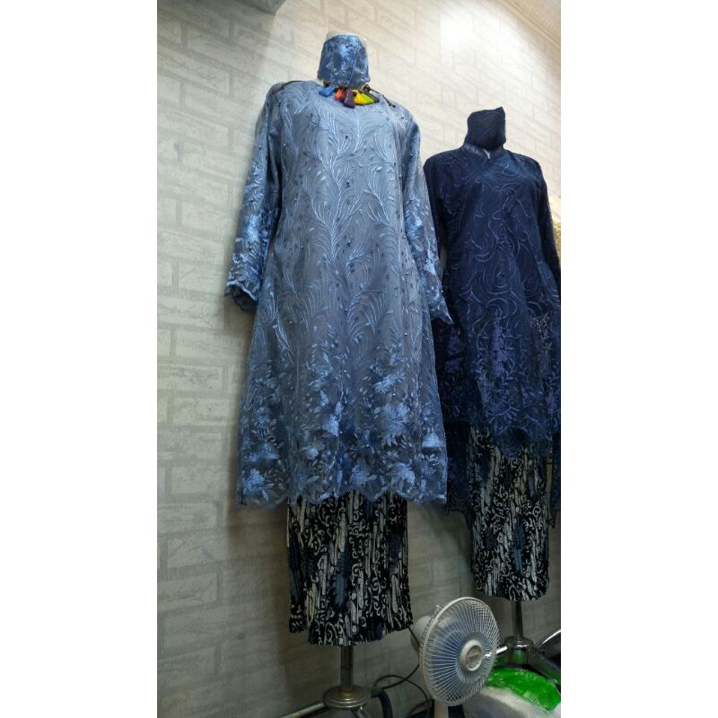 SET TUNIK BIRU WARDAH