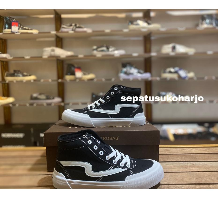 Menarik.. PATROBAS IVAN LOW / HIGH BLACK WHITE ORIGINAL SEPATU PATROBAS PETROBAS PATROBASS