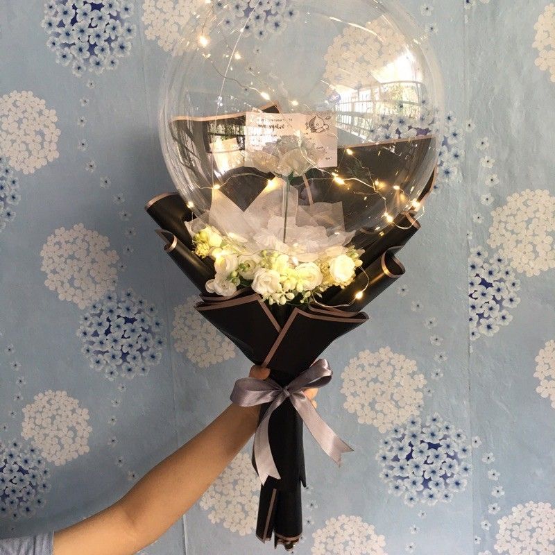 [READY] Bouquet Balloon + Flowers [Buket Balon, Balon Bunga, Flowers Balloon, Bunga Wisuda,