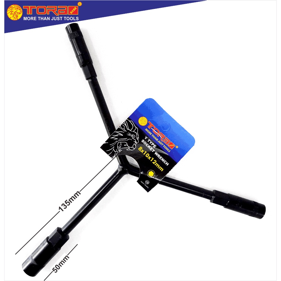 TORA Kunci Y Socket Long 8-10-12 MM - Kunci Y Panjang