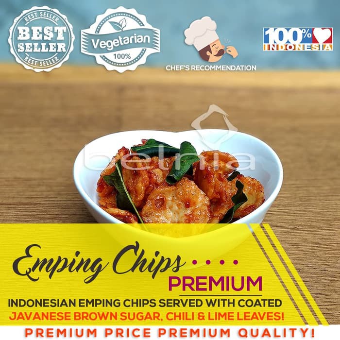 

Emping Melinjo Kecil Pedas Manis Daun Jeruk Premium 250 gram