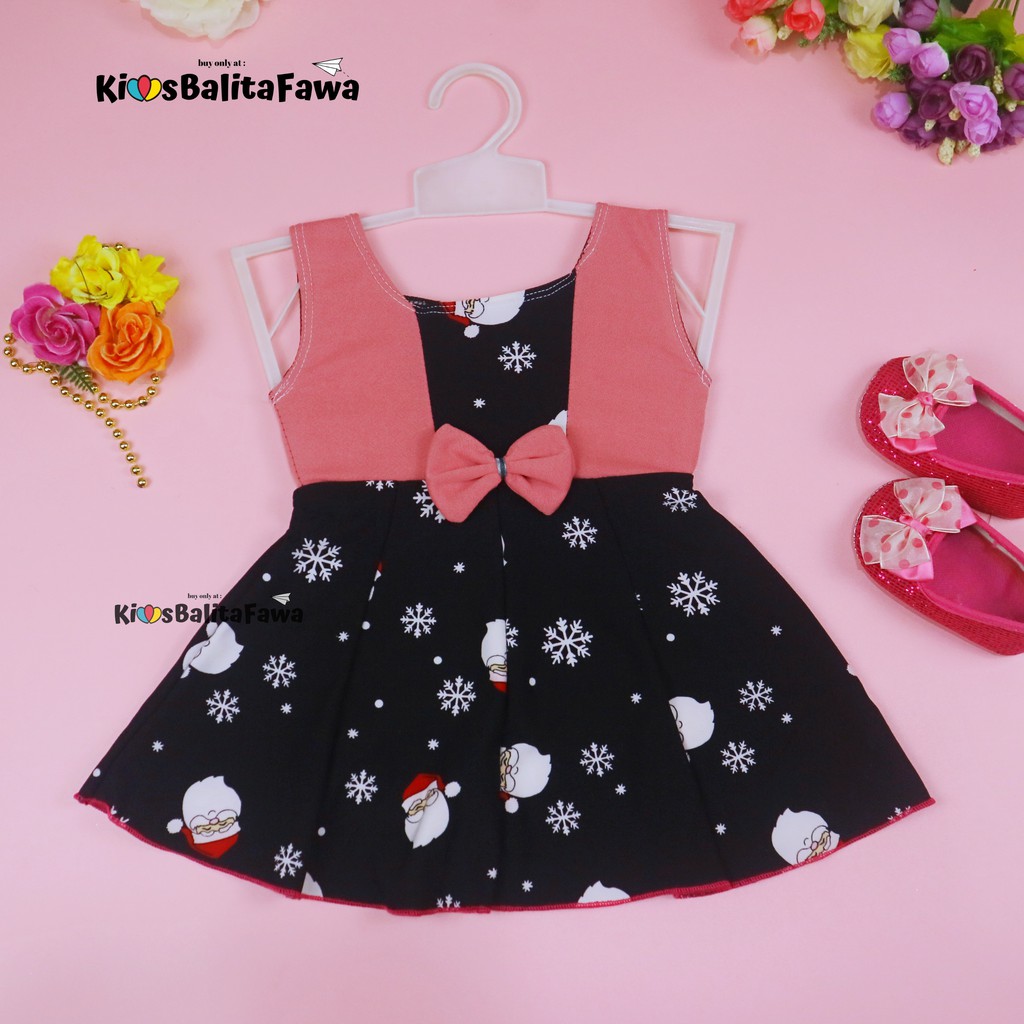 (0-6 Bulan) Dress Clairine Baby New Born / Dres Anak Perempuan Pakaian Bayi Kado Adem Baju New Born babycinnamon