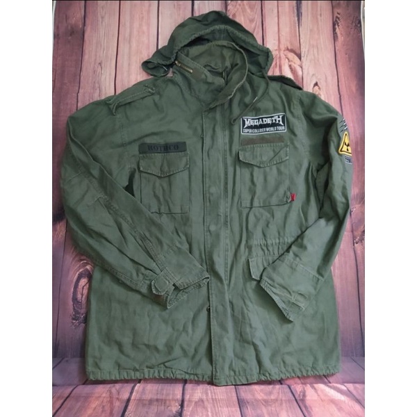 Jaket Vintage M65 Megadeth Tour 2013