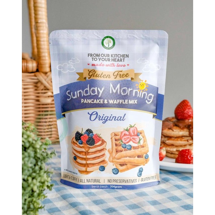 

GLUTEN FREE SUNDAY MORNING PANCAKE AND WAFFLE MIX - ORIGINAL 204GR